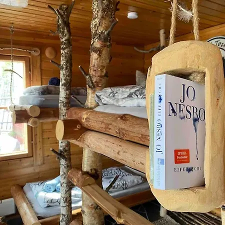 別荘 Wilderness Cabin At Huskyfarm Lake View