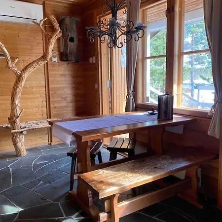 別荘 Wilderness Cabin At Huskyfarm Lake View *