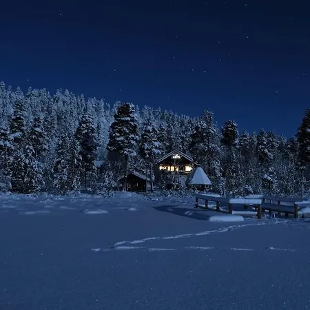 Wilderness Cabin At Huskyfarm Lake View 別荘 イバロ