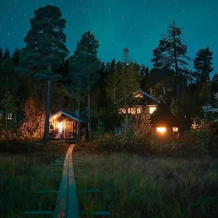 Wilderness Cabin At Huskyfarm Lake View * イバロ